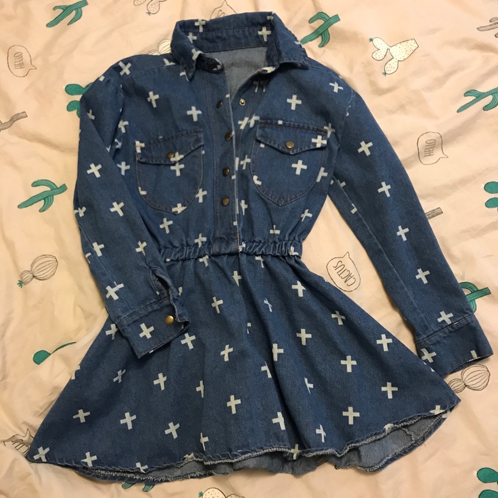 Super cute jean dress